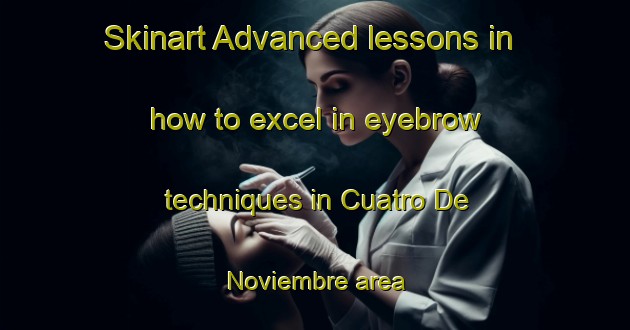 Skinart Advanced lessons in how to excel in eyebrow techniques in Cuatro De Noviembre area | EyebrowTraining | EyebrowClasses | SkinartTraining-Argentina