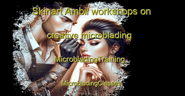 Skinart Ambil workshops on creative microblading | MicrobladingTraining | MicrobladingClasses | SkinartTraining-Argentina