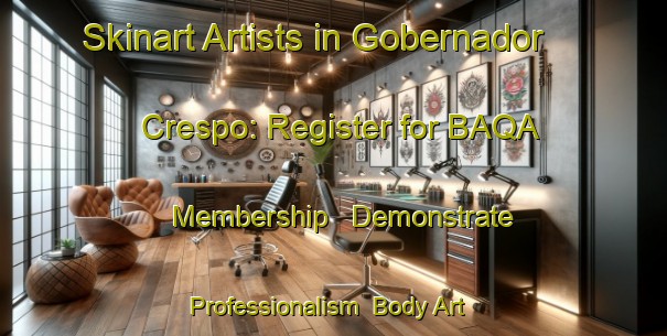 Skinart Artists in Gobernador Crespo: Register for BAQA Membership - Demonstrate Professionalism | Body Art Qualification Authority | BAQA-Argentina