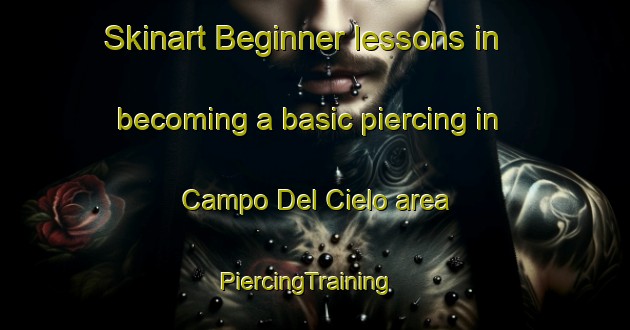 Skinart Beginner lessons in becoming a basic piercing in Campo Del Cielo area | PiercingTraining | PiercingClasses | SkinartTraining-Argentina