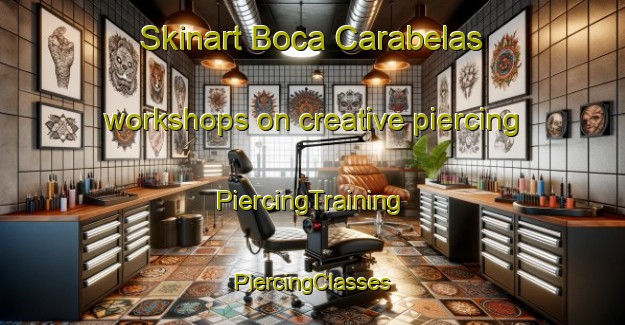 Skinart Boca Carabelas workshops on creative piercing | #PiercingTraining #PiercingClasses #SkinartTraining-Argentina