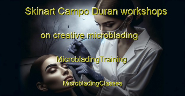 Skinart Campo Duran workshops on creative microblading | #MicrobladingTraining #MicrobladingClasses #SkinartTraining-Argentina