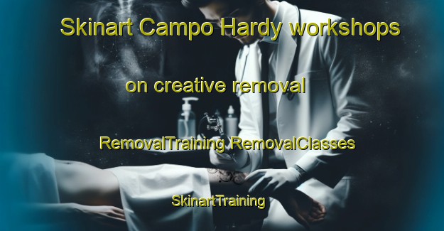 Skinart Campo Hardy workshops on creative removal | #RemovalTraining #RemovalClasses #SkinartTraining-Argentina