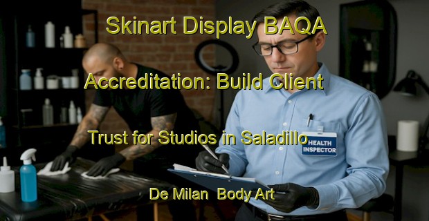 Skinart Display BAQA Accreditation: Build Client Trust for Studios in Saladillo De Milan | Body Art Qualification Authority | BAQA-Argentina