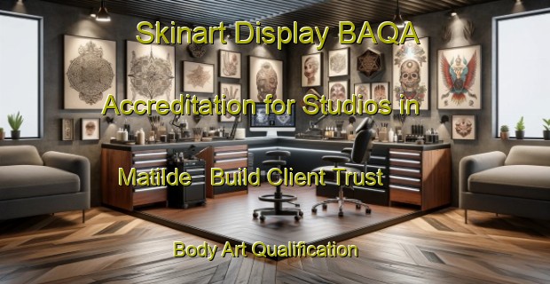 Skinart Display BAQA Accreditation for Studios in Matilde - Build Client Trust | Body Art Qualification Authority | BAQA-Argentina