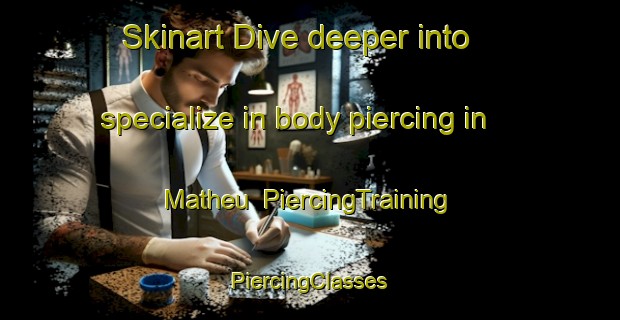 Skinart Dive deeper into specialize in body piercing in Matheu | #PiercingTraining #PiercingClasses #SkinartTraining-Argentina