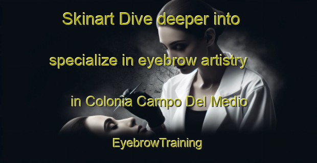 Skinart Dive deeper into specialize in eyebrow artistry in Colonia Campo Del Medio | EyebrowTraining | EyebrowClasses | SkinartTraining-Argentina