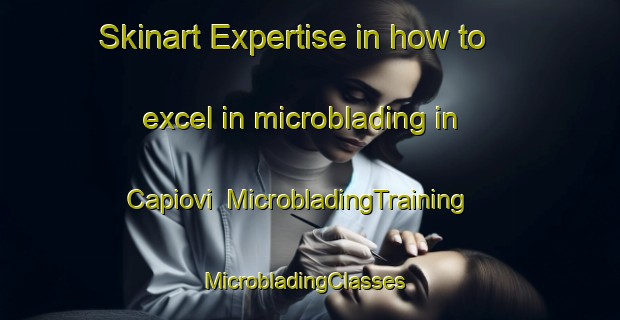 Skinart Expertise in how to excel in microblading in Capiovi | MicrobladingTraining | MicrobladingClasses | SkinartTraining-Argentina