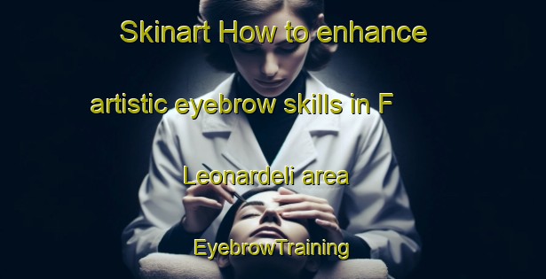 Skinart How to enhance artistic eyebrow skills in F  Leonardeli area | EyebrowTraining | EyebrowClasses | SkinartTraining-Argentina