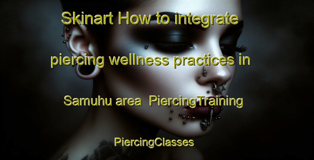 Skinart How to integrate piercing wellness practices in Samuhu area | PiercingTraining | PiercingClasses | SkinartTraining-Argentina