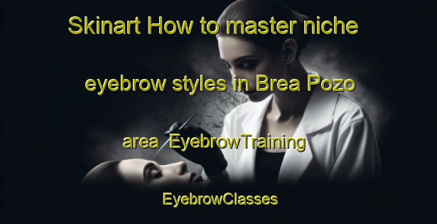 Skinart How to master niche eyebrow styles in Brea Pozo area | EyebrowTraining | EyebrowClasses | SkinartTraining-Argentina