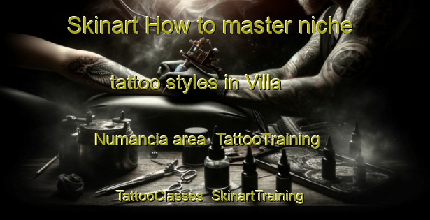 Skinart How to master niche tattoo styles in Villa Numancia area | TattooTraining | TattooClasses | SkinartTraining-Argentina
