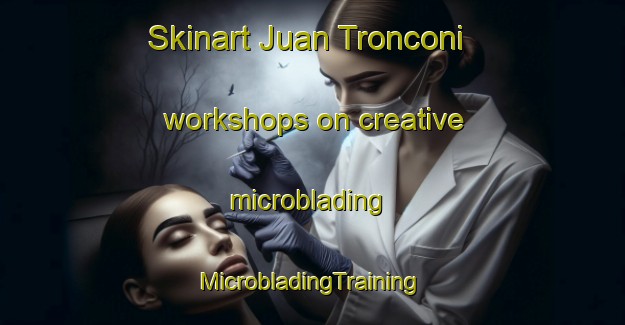 Skinart Juan Tronconi workshops on creative microblading | #MicrobladingTraining #MicrobladingClasses #SkinartTraining-Argentina