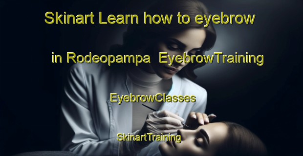 Skinart Learn how to eyebrow in Rodeopampa | EyebrowTraining | EyebrowClasses | SkinartTraining-Argentina