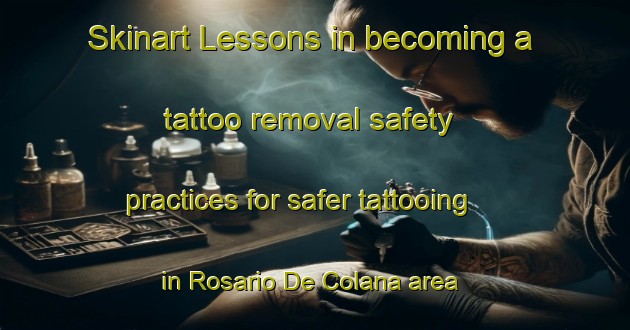 Skinart Lessons in becoming a tattoo removal safety practices for safer tattooing in Rosario De Colana area | RemovalTraining | RemovalClasses | SkinartTraining-Argentina
