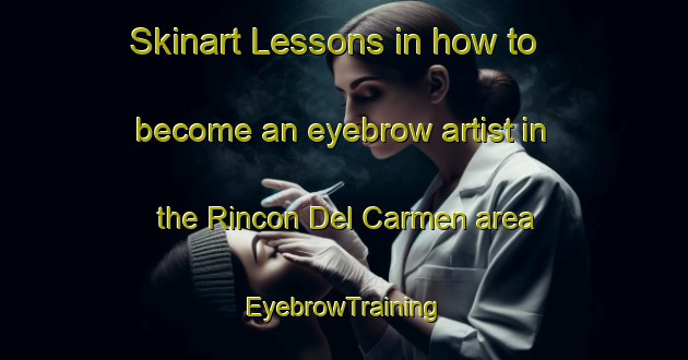 Skinart Lessons in how to become an eyebrow artist in the Rincon Del Carmen area | EyebrowTraining | EyebrowClasses | SkinartTraining-Argentina