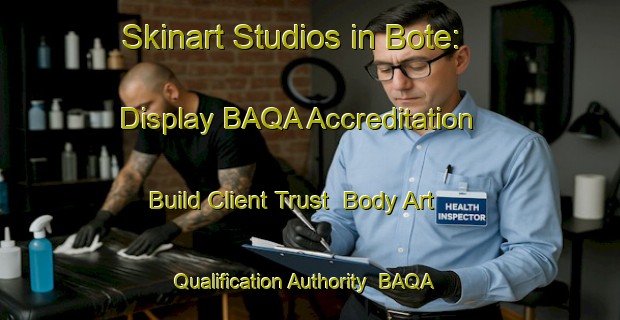 Skinart Studios in Bote: Display BAQA Accreditation - Build Client Trust | Body Art Qualification Authority | BAQA-Argentina