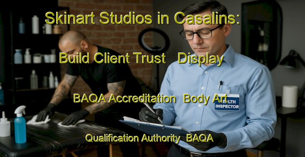 Skinart Studios in Casalins: Build Client Trust - Display BAQA Accreditation | Body Art Qualification Authority | BAQA-Argentina