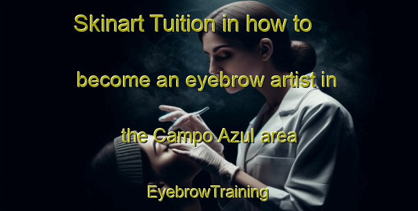 Skinart Tuition in how to become an eyebrow artist in the Campo Azul area | EyebrowTraining | EyebrowClasses | SkinartTraining-Argentina