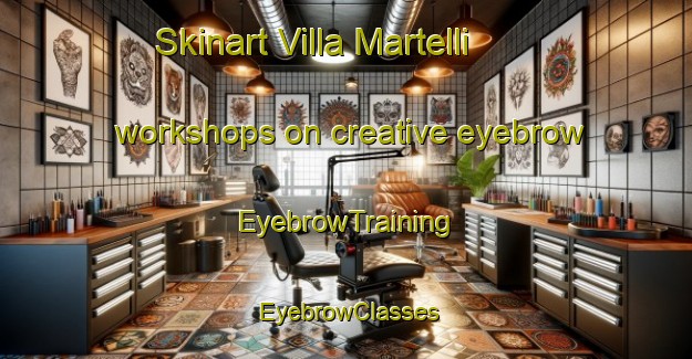 Skinart Villa Martelli workshops on creative eyebrow | EyebrowTraining | EyebrowClasses | SkinartTraining-Argentina