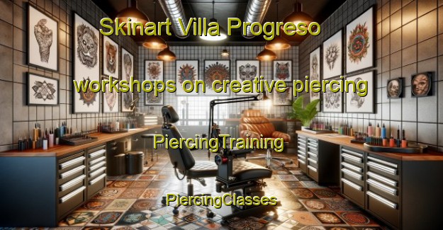 Skinart Villa Progreso workshops on creative piercing | #PiercingTraining #PiercingClasses #SkinartTraining-Argentina